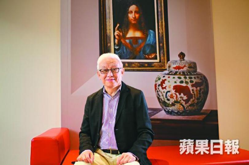 曹興誠的藏品有古玉、青銅器、陶瓷,還有這個明代永樂鎏金積光佛母。他指自己不大喜歡收藏佛像,因為「佛像越收離佛越遠」。
曹興誠的藏品有古玉、青銅器、陶瓷,還有這個明代永樂鎏金積光佛母。他指自己不大喜歡收藏佛像,因為「佛像越收離佛越遠」。