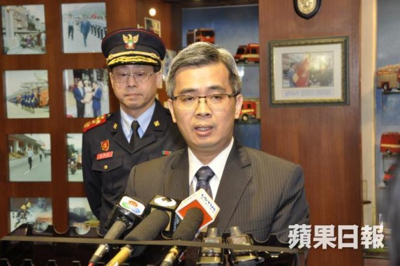 ■澳門保安司黃少澤 ■澳門保安司黃少澤