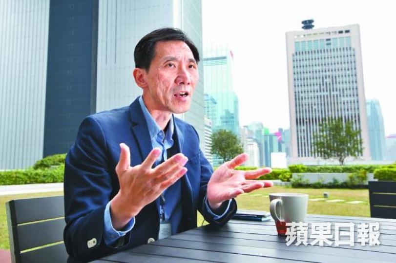 ■早前遭DQ的姚松炎料將代替區諾軒參加立法會九龍西議席補選。
■早前遭DQ的姚松炎料將代替區諾軒參加立法會九龍西議席補選。