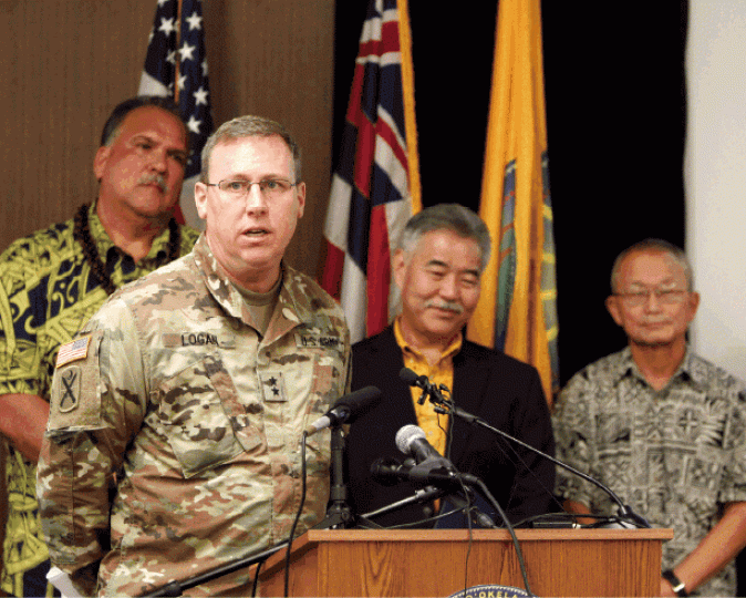 ■夏威夷軍方公佈恢復空襲警報。 ■夏威夷軍方公佈恢復空襲警報。