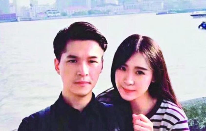 ■被告朱曉東與他的妻子。
■被告朱曉東與他的妻子。