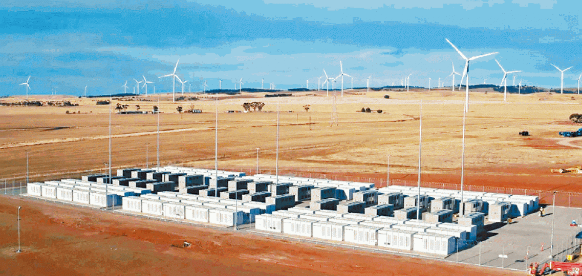 ■Tesla生產的全球最大鋰電池在南澳洲省正式啟用。 ■Tesla生產的全球最大鋰電池在南澳洲省正式啟用。