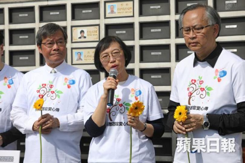 ■食衞局長陳肇始昨出席「大愛恩人」秋祭。 ■食衞局長陳肇始昨出席「大愛恩人」秋祭。