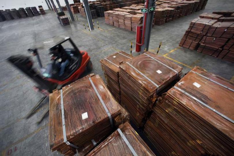 ■今年銅價已累升二成,大行預期明年及2019年分別再升12%及5%,對江銅保持盈利增長有正面效應。 資料圖片 ■今年銅價已累升二成,大行預期明年及2019年分別再升12%及5%,對江銅保持盈利增長有正面效應。 資料圖片