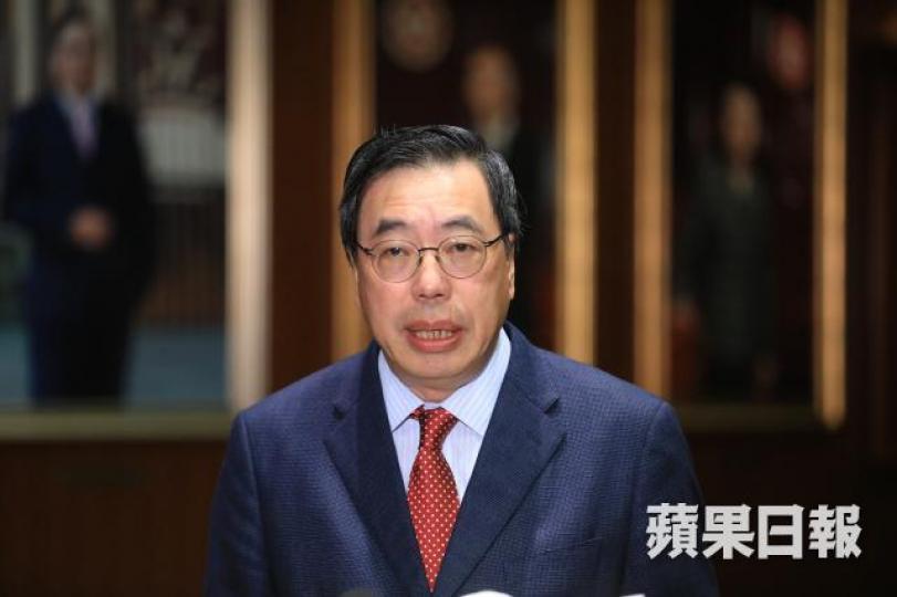 ■梁君彥昨決定將議員有關《規則》的12項擬議決議案和修訂議案合併辯論。 ■梁君彥昨決定將議員有關《規則》的12項擬議決議案和修訂議案合併辯論。