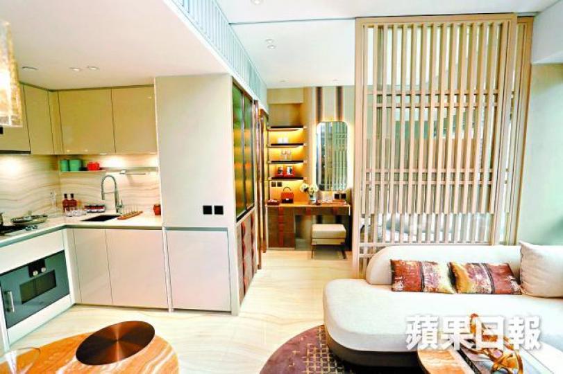 ■跑馬地晞品周四起招租;圖為項目示範單位。李錦鏵攝 ■跑馬地晞品周四起招租;圖為項目示範單位。李錦鏵攝