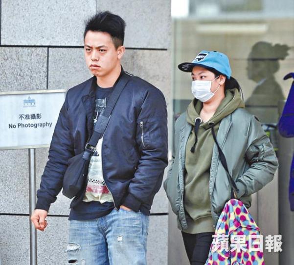 ■死者友人羅焌賢(左)被追債時,其妻蘇昕穎(右)突然爆出死者曾「背妻媾女」。證人黎善珩 ■死者友人羅焌賢(左)被追債時,其妻蘇昕穎(右)突然爆出死者曾「背妻媾女」。證人黎善珩