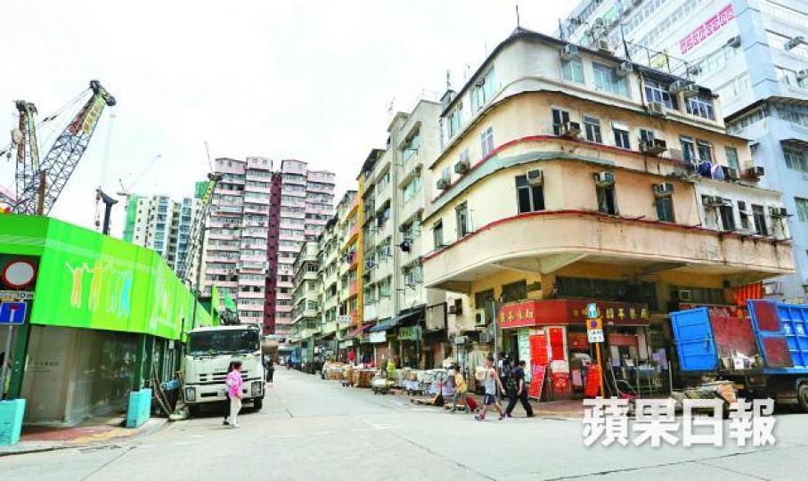 ■春田街/崇志街為九龍城區重建項目之一。 ■春田街/崇志街為九龍城區重建項目之一。