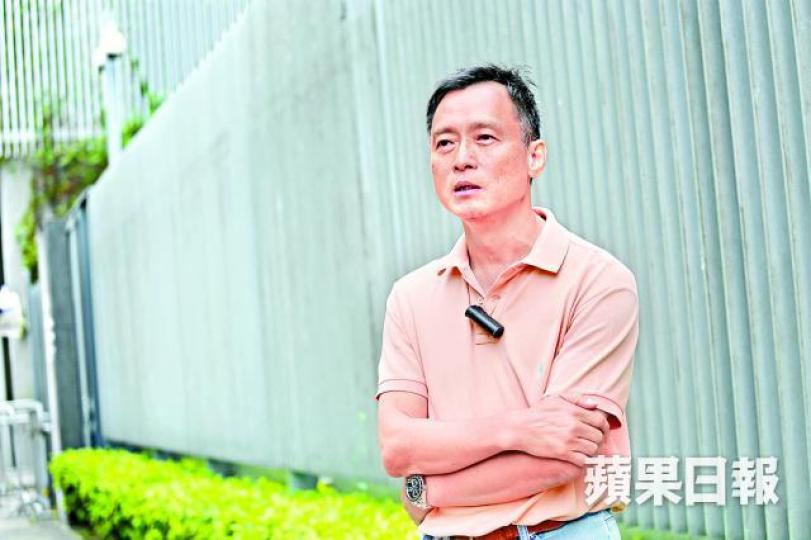■蔡錦源質疑林鄭因受壓而未敢完全重開廣場。洪業銘攝 ■蔡錦源質疑林鄭因受壓而未敢完全重開廣場。洪業銘攝