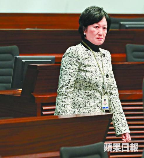 ■葉劉淑儀稱不擔心被告。李兆富 ■葉劉淑儀稱不擔心被告。李兆富