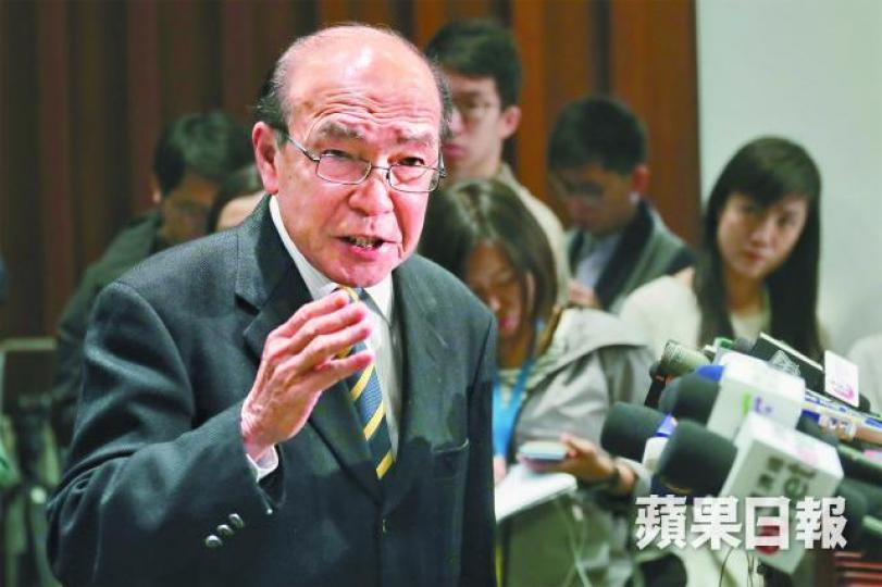前立法局主席黃宏發 前立法局主席黃宏發