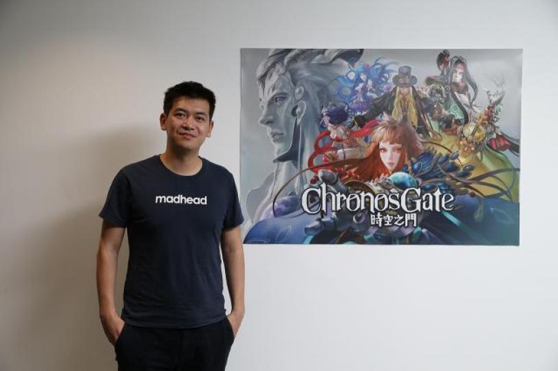 ■手機遊戲《神魔之塔》創辦人曾建中。 ■手機遊戲《神魔之塔》創辦人曾建中。