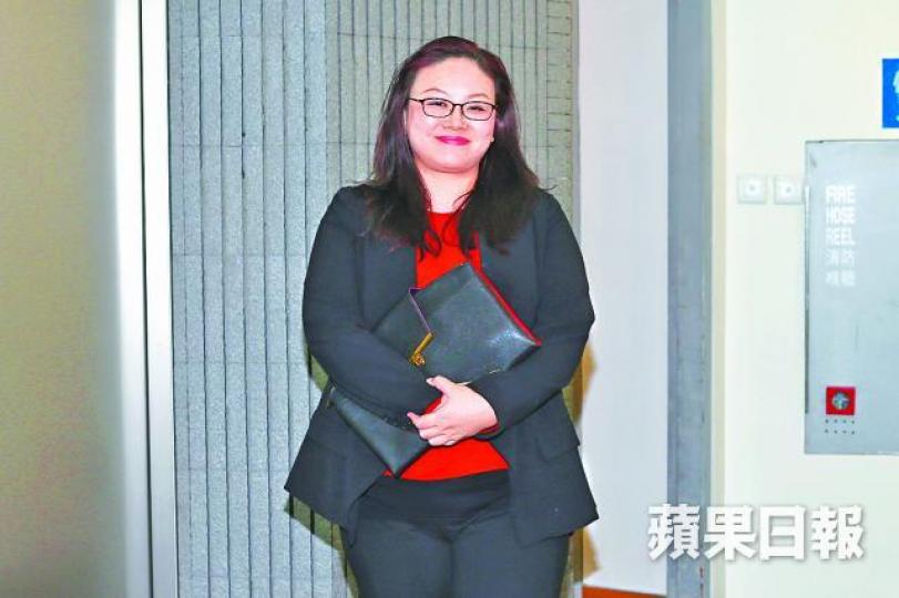 ■林思允昨被裁定2項專業失德罪名成立。 ■林思允昨被裁定2項專業失德罪名成立。