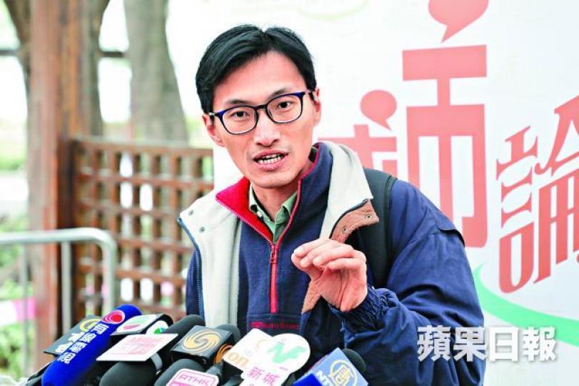 ■朱凱廸昨指建制派修改議規會令民主派走向激進。 ■朱凱廸昨指建制派修改議規會令民主派走向激進。