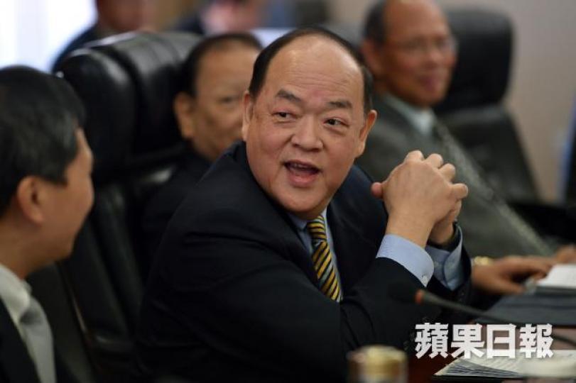■澳門立法會主席賀一誠以440票成為票王。資料圖片 ■澳門立法會主席賀一誠以440票成為票王。資料圖片