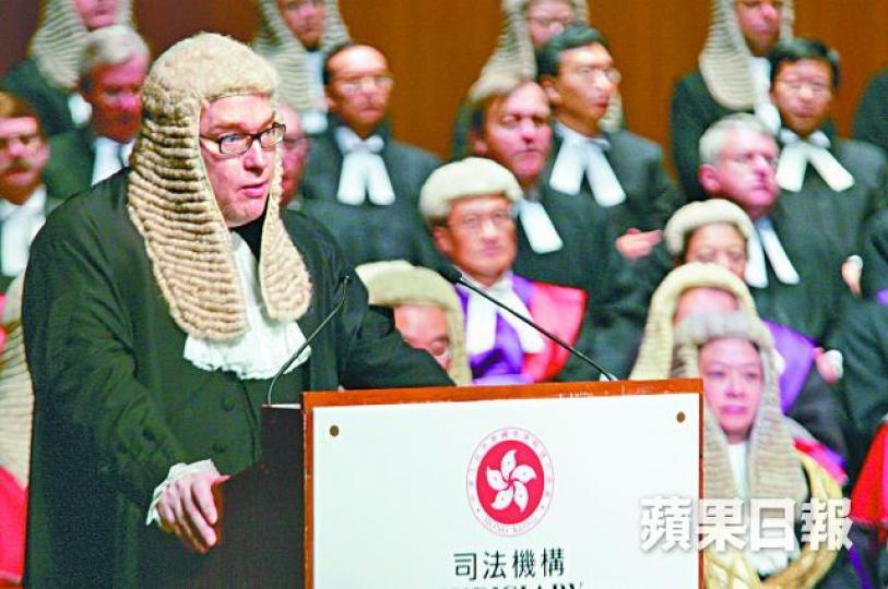 ■戴啟思是香港前大律師公會主席,早年曾參與起草《人權法》。 ■戴啟思是香港前大律師公會主席,早年曾參與起草《人權法》。