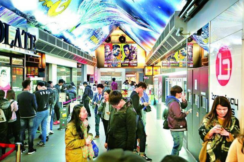 ■香港戲院一直由四大院線所主導。資料圖片 ■香港戲院一直由四大院線所主導。資料圖片