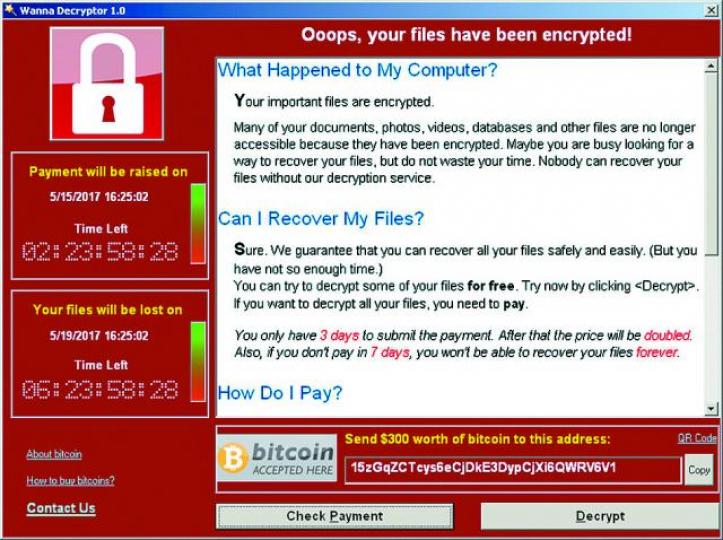 ■美方指北韓要為今年初WannaCry網絡攻擊「負全責」。路透社 ■美方指北韓要為今年初WannaCry網絡攻擊「負全責」。路透社