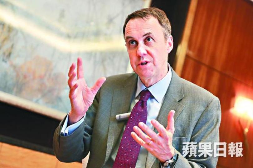 ■施羅德Keith Wade相信中國經濟調結構會繼續上演。許頌明攝