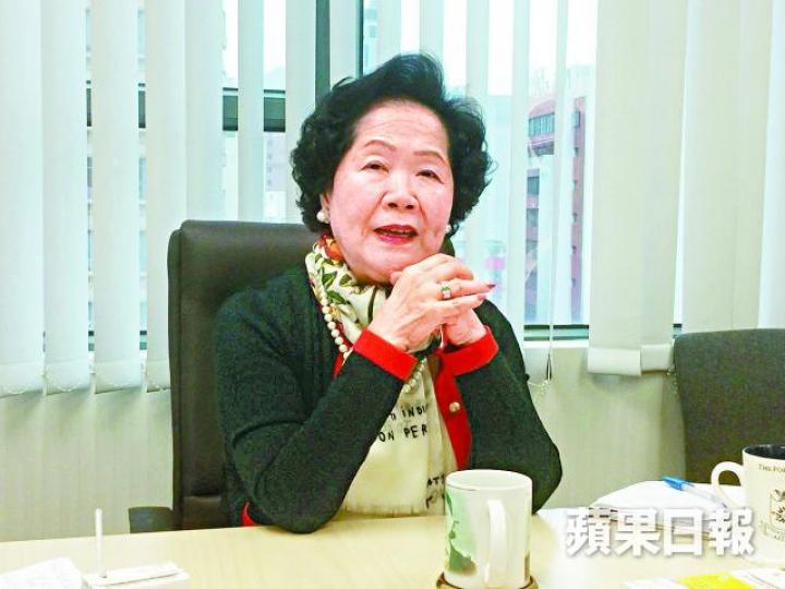 ■陳方安生昨與傳媒茶敍，分享與林鄭會面內容。林俊謙攝林鄭月娥