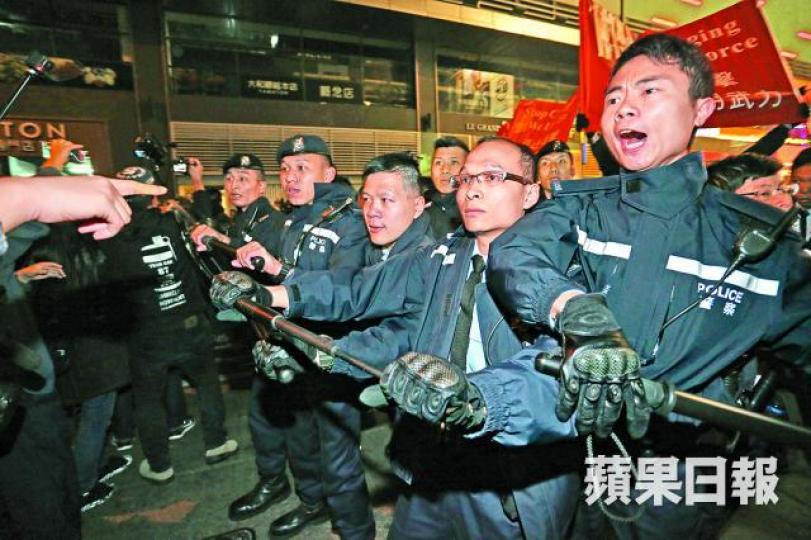 ■警察員佐級協會指朱經緯案審訊結果令警員執勤期間使用合法武力感困惑。資料圖片 ■警察員佐級協會指朱經緯案審訊結果令警員執勤期間使用合法武力感困惑。資料圖片