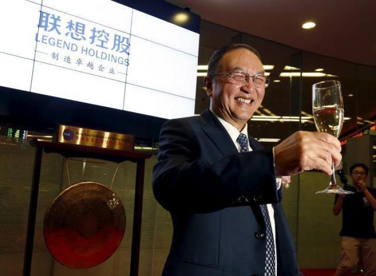 ■聯想控股董事長柳傳志。　資料圖片