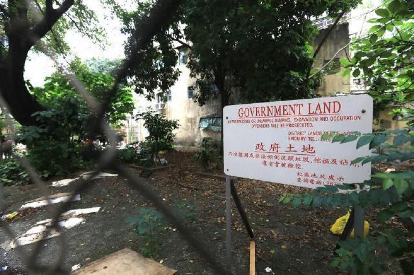 ■新樂街地皮地盤面積約為2,160方呎。資料圖片 ■新樂街地皮地盤面積約為2,160方呎。資料圖片