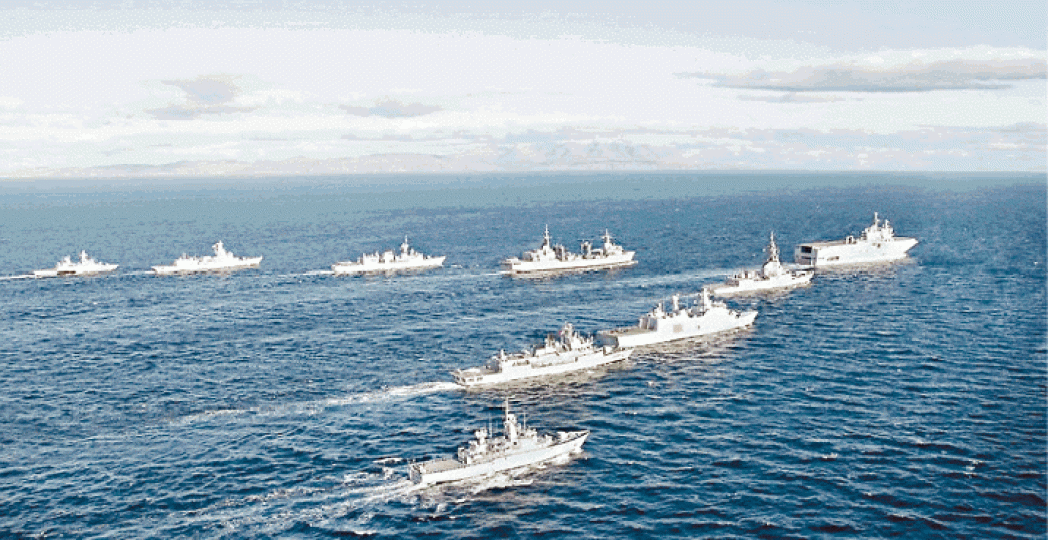■北約艦隊為應付俄羅斯潛艇威脅，加強海上巡邏。