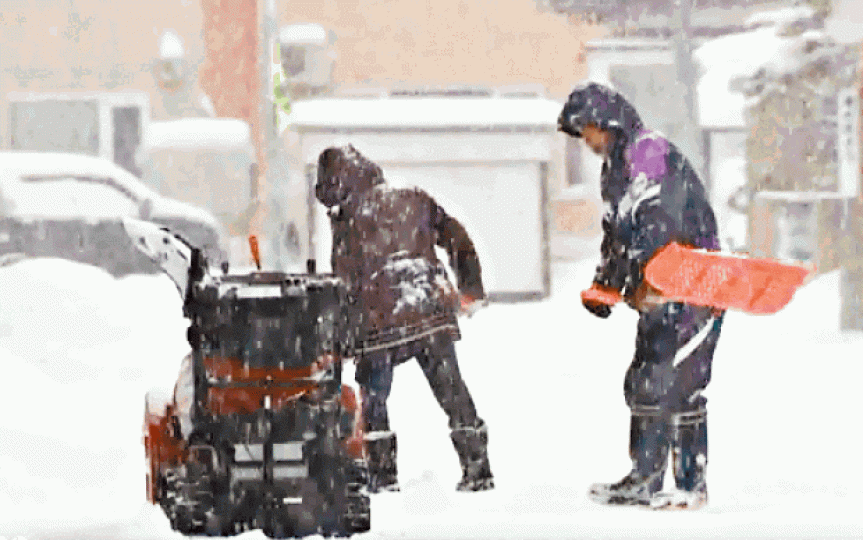 ■北海道本月中亦曾有暴風雪警戒。