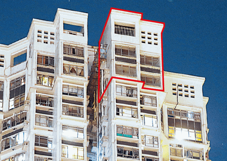 ■景湖居8座D室複式單位(紅框示)成為嘉湖山莊樓王。溫瑞麟攝 ■景湖居8座D室複式單位(紅框示)成為嘉湖山莊樓王。溫瑞麟攝
