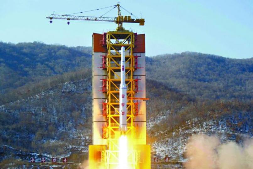 ■北韓去年發射「光明星4號」人造衞星。 ■北韓去年發射「光明星4號」人造衞星。