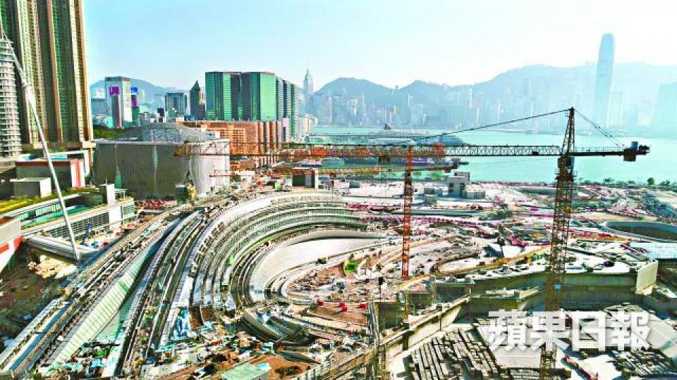 ■高鐵西九站將設內地口岸區,法理依據至今未說明。 ■高鐵西九站將設內地口岸區,法理依據至今未說明。