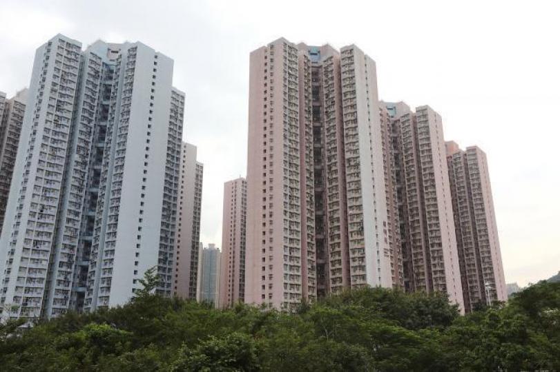 ■將軍澳居屋廣明苑。資料圖片 ■將軍澳居屋廣明苑。資料圖片