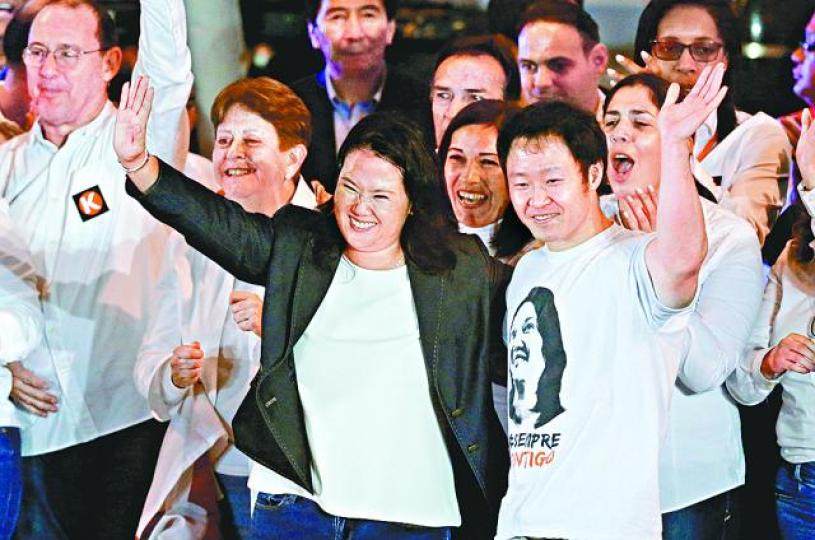 ■慶子和健二代表藤森家仍然影響秘魯政局。 ■慶子和健二代表藤森家仍然影響秘魯政局。
