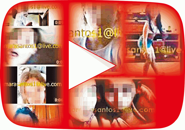 ■有YouTube用戶上載具性挑逗影像的短片，吸引孌童癖交易。