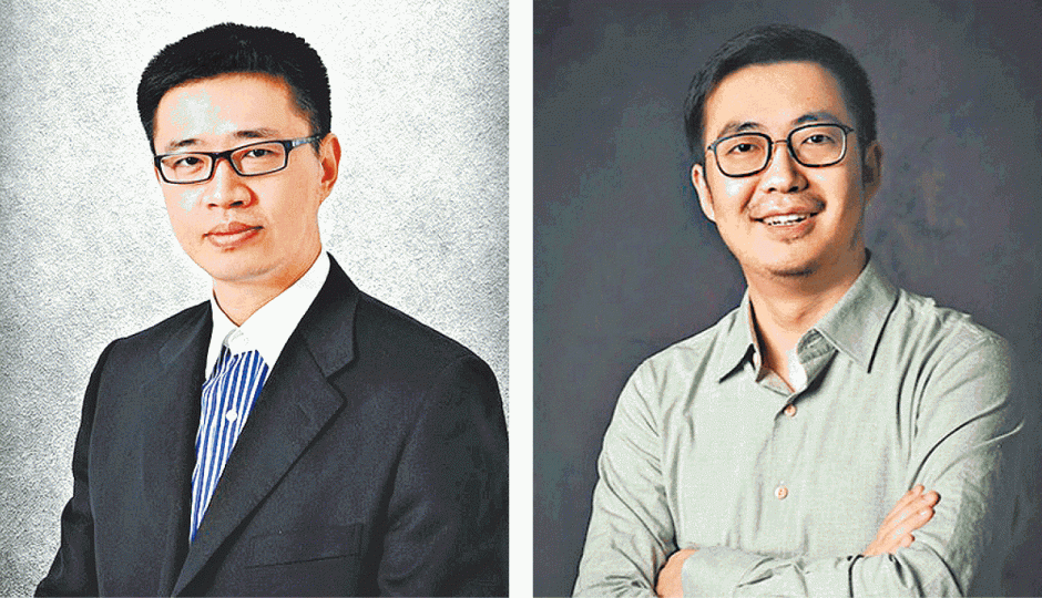 ■阿里巴巴集團宣佈任命靖捷(左)為天貓總裁及蔣凡(右)為淘寶總裁。 ■阿里巴巴集團宣佈任命靖捷(左)為天貓總裁及蔣凡(右)為淘寶總裁。