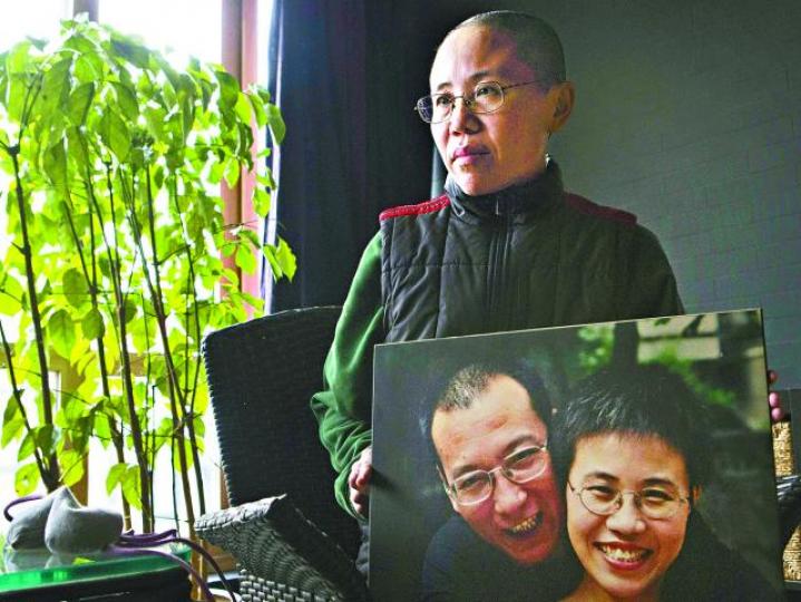 ■劉曉波的遺孀劉霞迄今仍被中共軟禁。資料圖片 ■劉曉波的遺孀劉霞迄今仍被中共軟禁。資料圖片