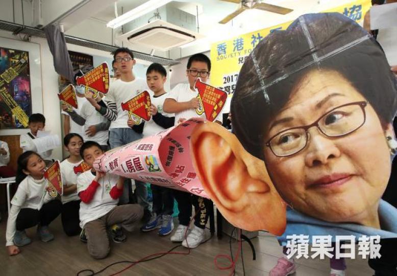 ■兒童專員期望林鄭能聽到訴求,在政策等層面上改善兒童貧窮問題。何柏佳攝 ■兒童專員期望林鄭能聽到訴求,在政策等層面上改善兒童貧窮問題。何柏佳攝