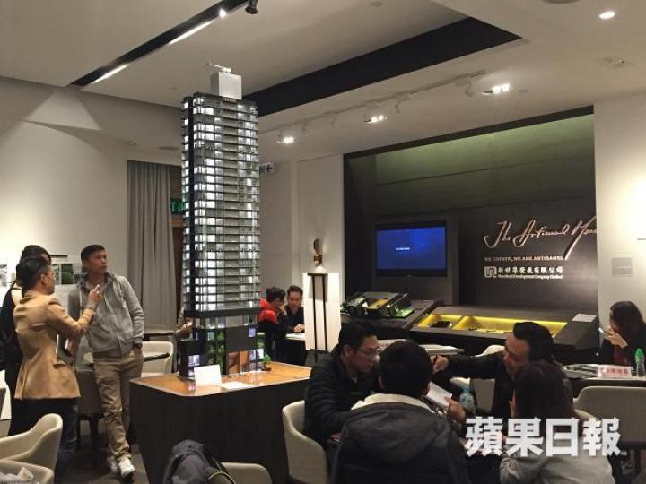 ■瑧蓺昨日第二輪推售,涉及25伙,全日僅售出2伙。 ■瑧蓺昨日第二輪推售,涉及25伙,全日僅售出2伙。