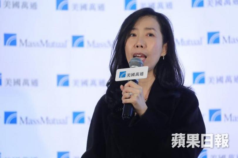 ■美國萬通蕭莉玲指,年金如私人長俸,退休後仍有糧出。朱永倫攝 ■美國萬通蕭莉玲指,年金如私人長俸,退休後仍有糧出。朱永倫攝