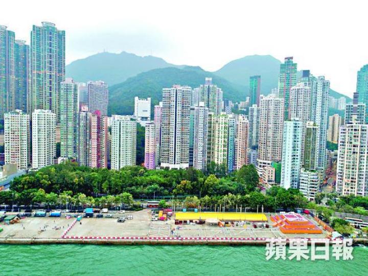 ■政府爭取在今年首季為西環海濱建園圃項目招標。 ■政府爭取在今年首季為西環海濱建園圃項目招標。