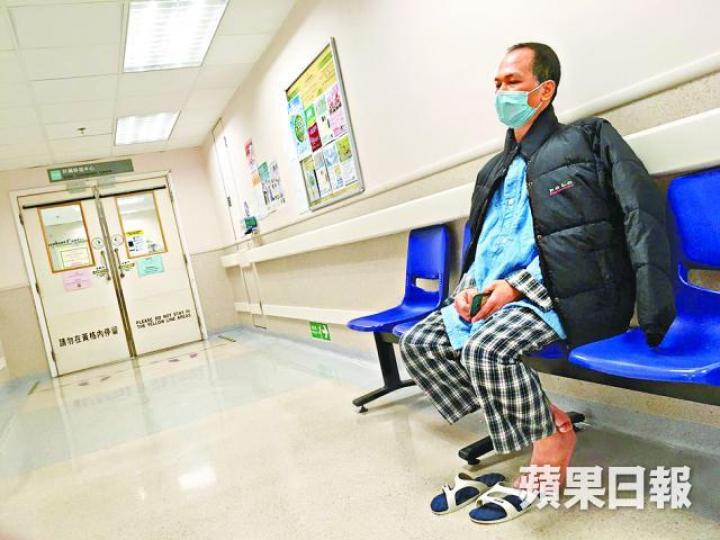 ■黃富強盼好心人捐肝,可與家人重過新生。 ■黃富強盼好心人捐肝,可與家人重過新生。