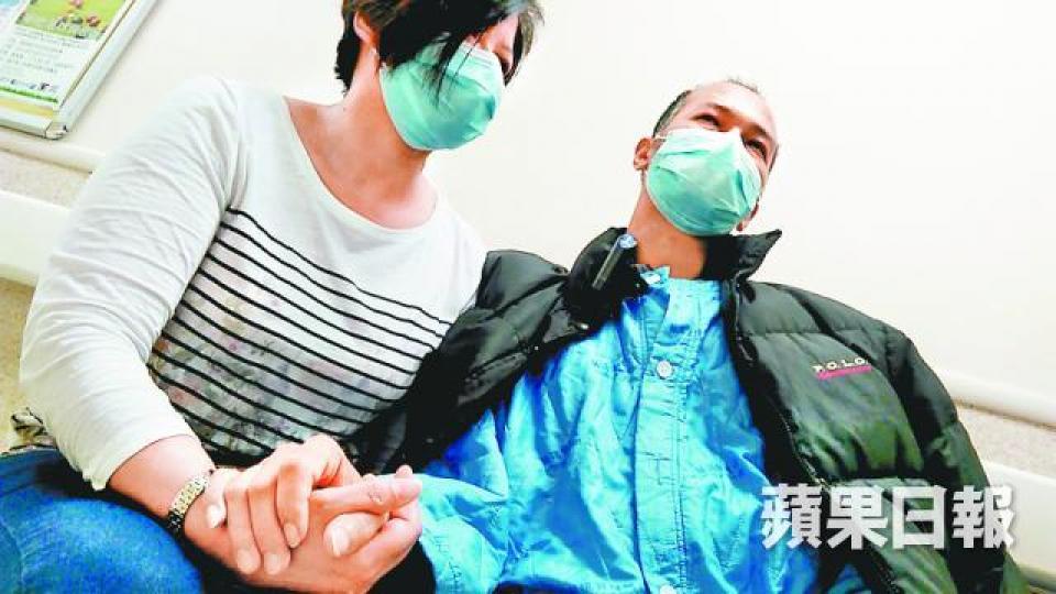 ■強嫂曾到廣州查詢換肝細節，惟兩地醫生指強哥不宜出院而作罷。
