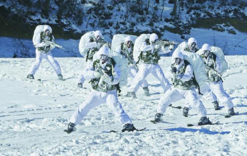 ■將舉辦冬奧的平昌曾是南韓軍方冬季軍演場地。資料圖片 ■將舉辦冬奧的平昌曾是南韓軍方冬季軍演場地。資料圖片