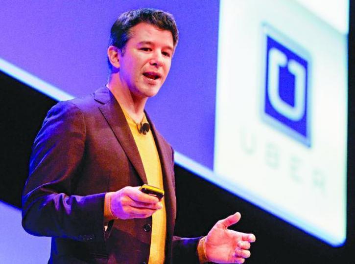 ■Uber聯合創辦人兼行政總裁卡蘭尼克曾多次表明不出售股權。互聯網 ■Uber聯合創辦人兼行政總裁卡蘭尼克曾多次表明不出售股權。互聯網