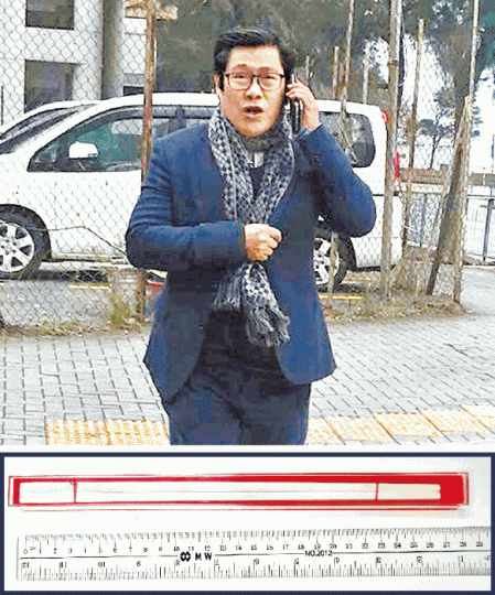 ■劉世淵(上圖)昨承認非法買賣象牙筷子(下圖),被判罰款8,000元。 ■劉世淵(上圖)昨承認非法買賣象牙筷子(下圖),被判罰款8,000元。