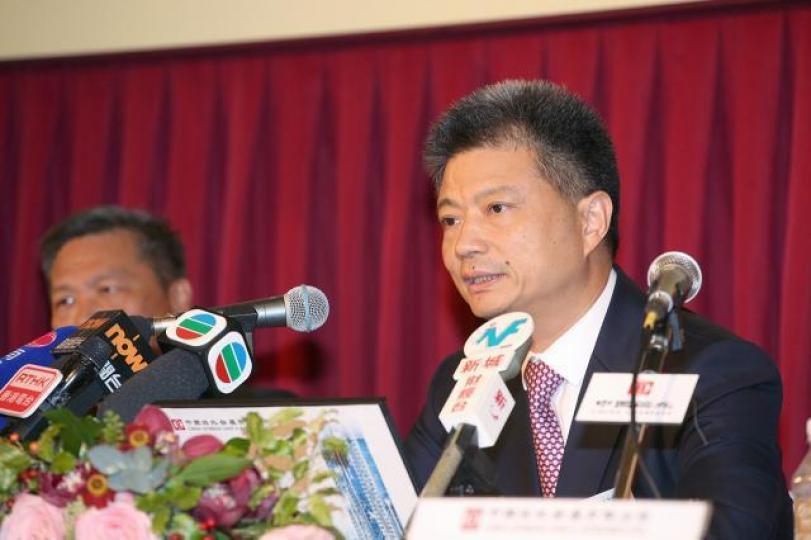 ■中海外主席顏建國。資料圖片 ■中海外主席顏建國。資料圖片