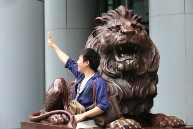 ■滙控今年開局勢頭唔錯,唔通今年流年旺「獅」?資料圖片 ■滙控今年開局勢頭唔錯,唔通今年流年旺「獅」?資料圖片