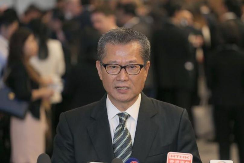 ■陳茂波有意放寬9成按保比例,但要選擇在適當時機公佈。資料圖片 ■陳茂波有意放寬9成按保比例,但要選擇在適當時機公佈。資料圖片