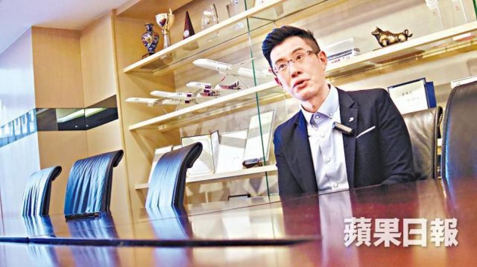 ■縱橫遊行政總裁袁振寧承諾減少收集客戶資料。麥超億攝 ■縱橫遊行政總裁袁振寧承諾減少收集客戶資料。麥超億攝